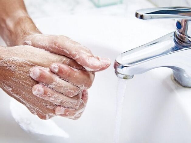 pranje ruku tijekom dehelmintizacije